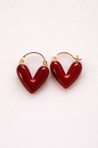 RED HEART EARRING