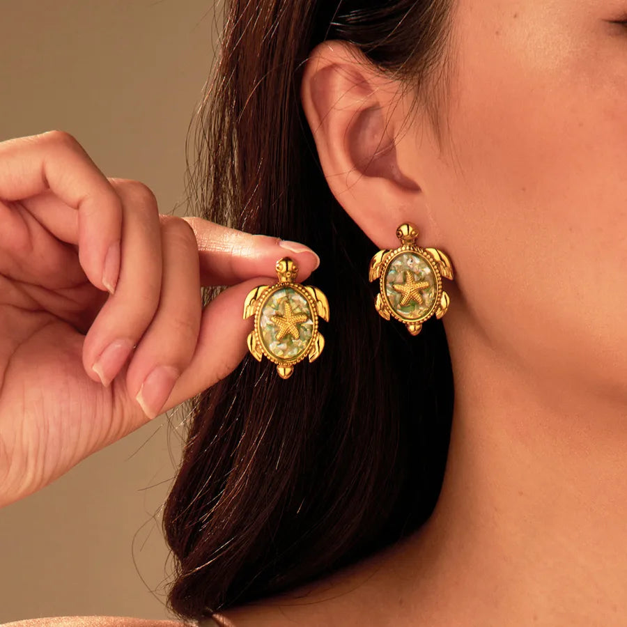 SEA TURTLE EARRING