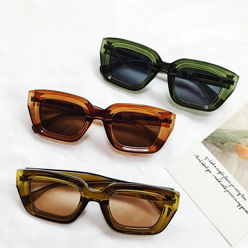 STYLISH THICK FRAME SUNGLASSES
