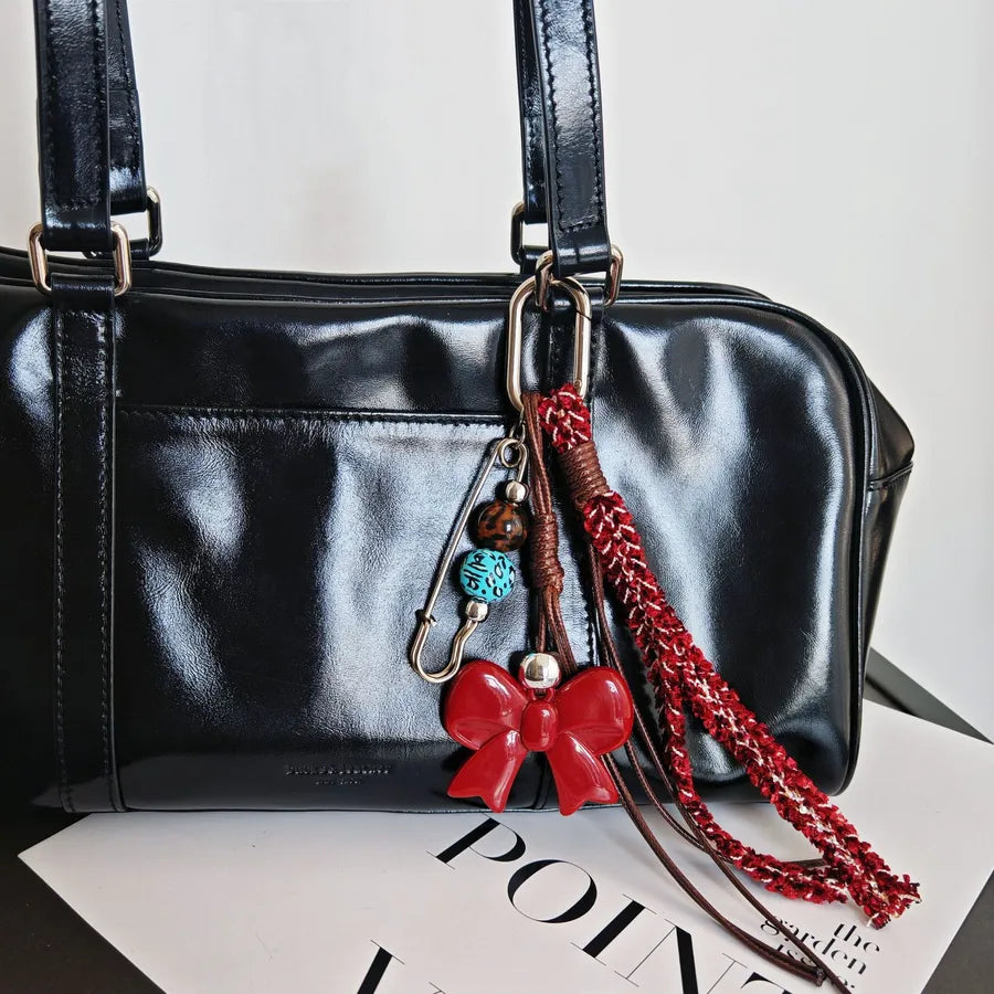 1 Piece Alloy Bow Knot Bag Charms