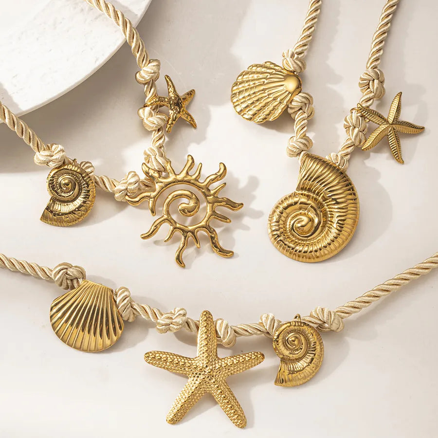 THICK ROPE BEACH NECKLACE