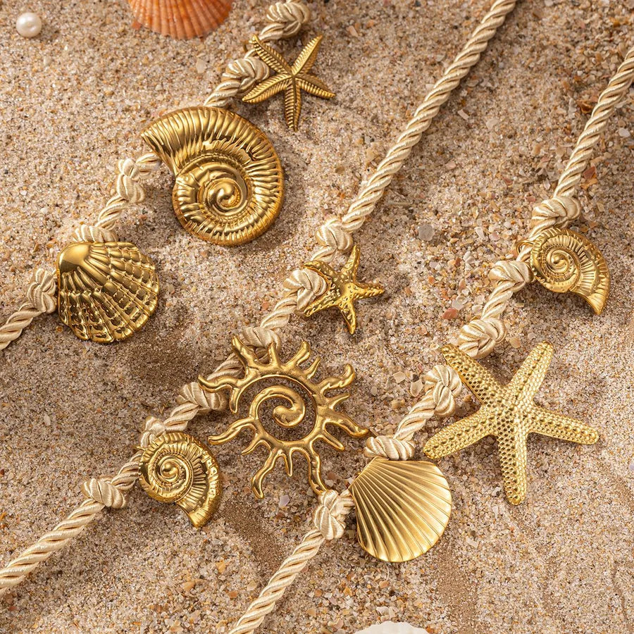 THICK ROPE BEACH NECKLACE