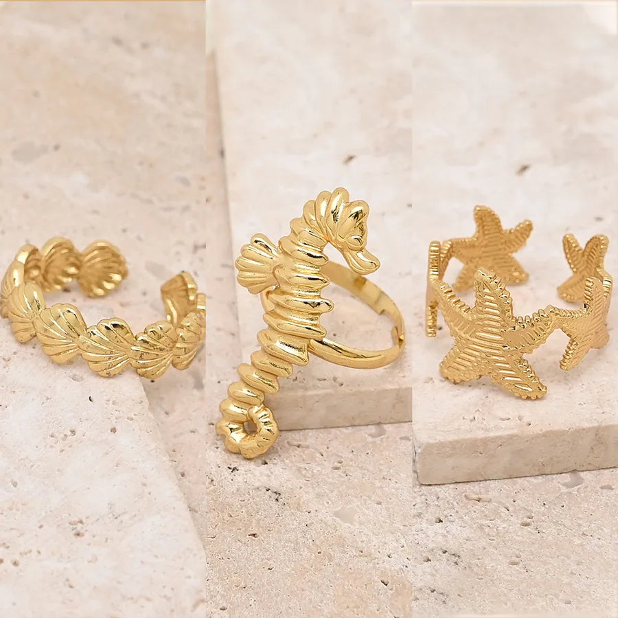 STARFISH - HIPPOCAMPUS  - SHELL RING