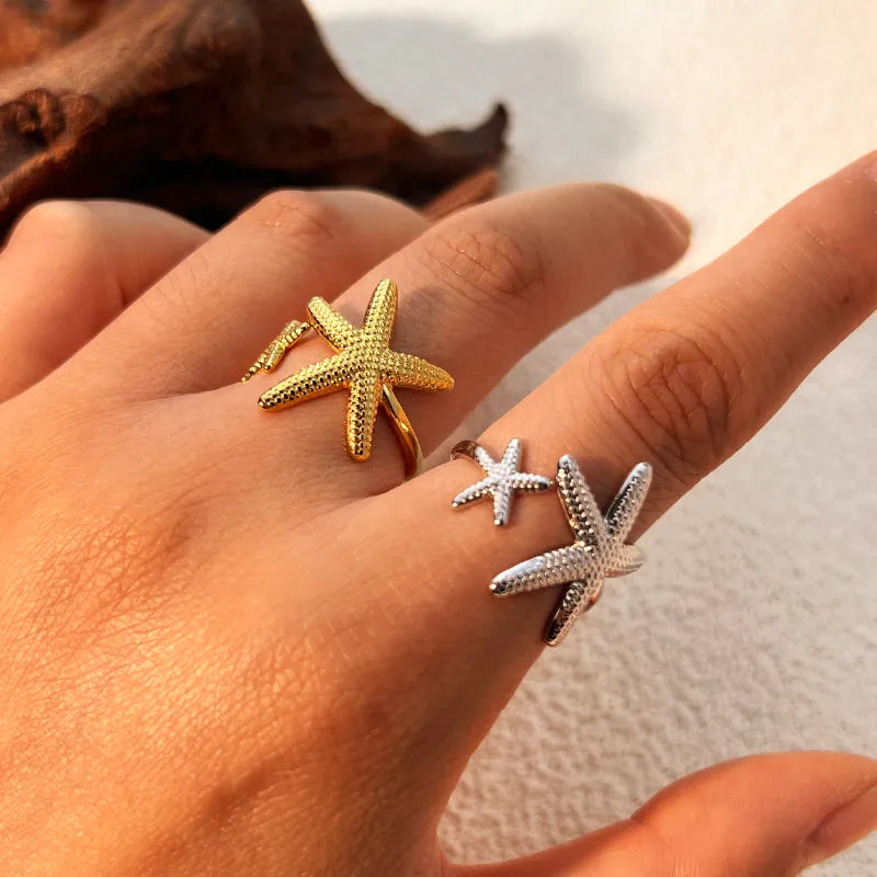 DUO STARFISH RING