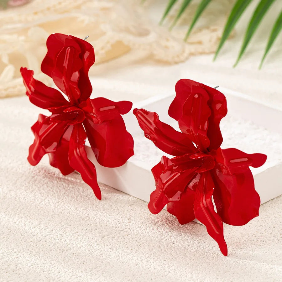 ASTER FLOWER EARRING