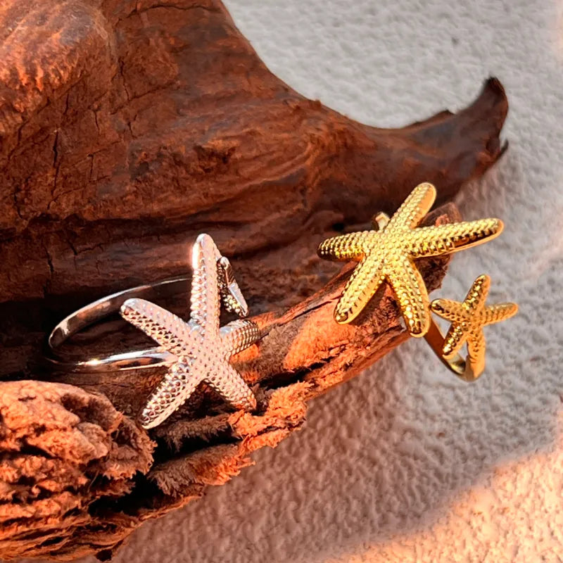 DUO STARFISH RING