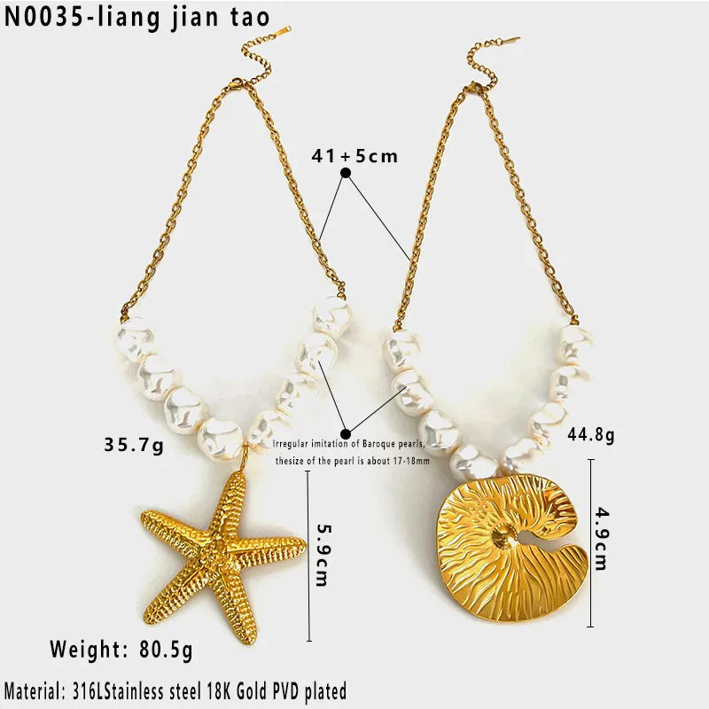 Starfish Lotus Leaf Two-Piece Set