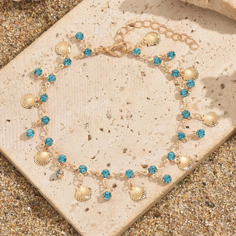 BLUE OCEAN SET - ANKLET, WAIST CHAIN, NECKLACE, BRACELET