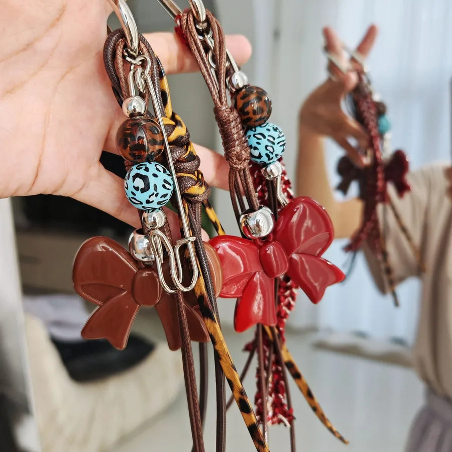 1 Piece Alloy Bow Knot Bag Charms