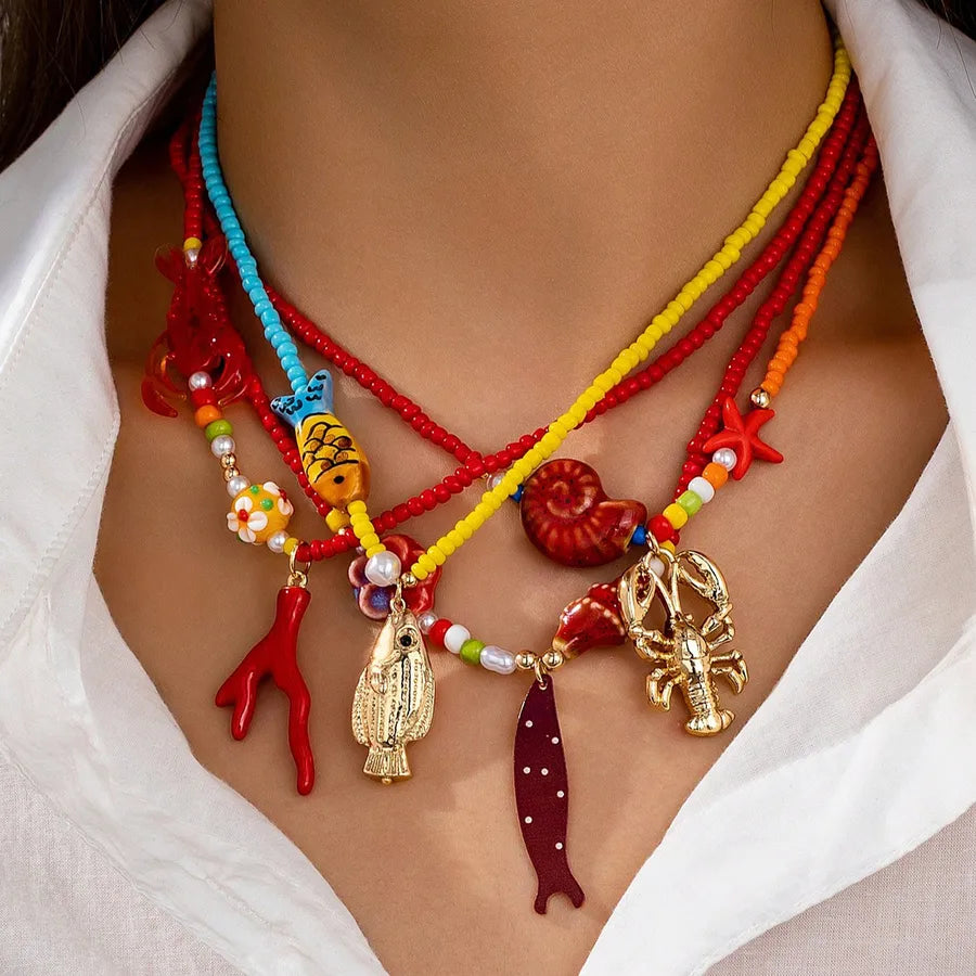 OCEAN ANIMAL NECKLACE